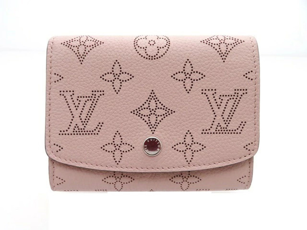 LOUIS VUITTON Portefeuille Iris Compact Mahina Magnolia Pink